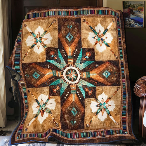 Native American Pattern WX2301020CL Quilt