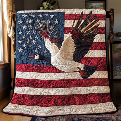 Patriotic Geese WJ0502021CL Quilt