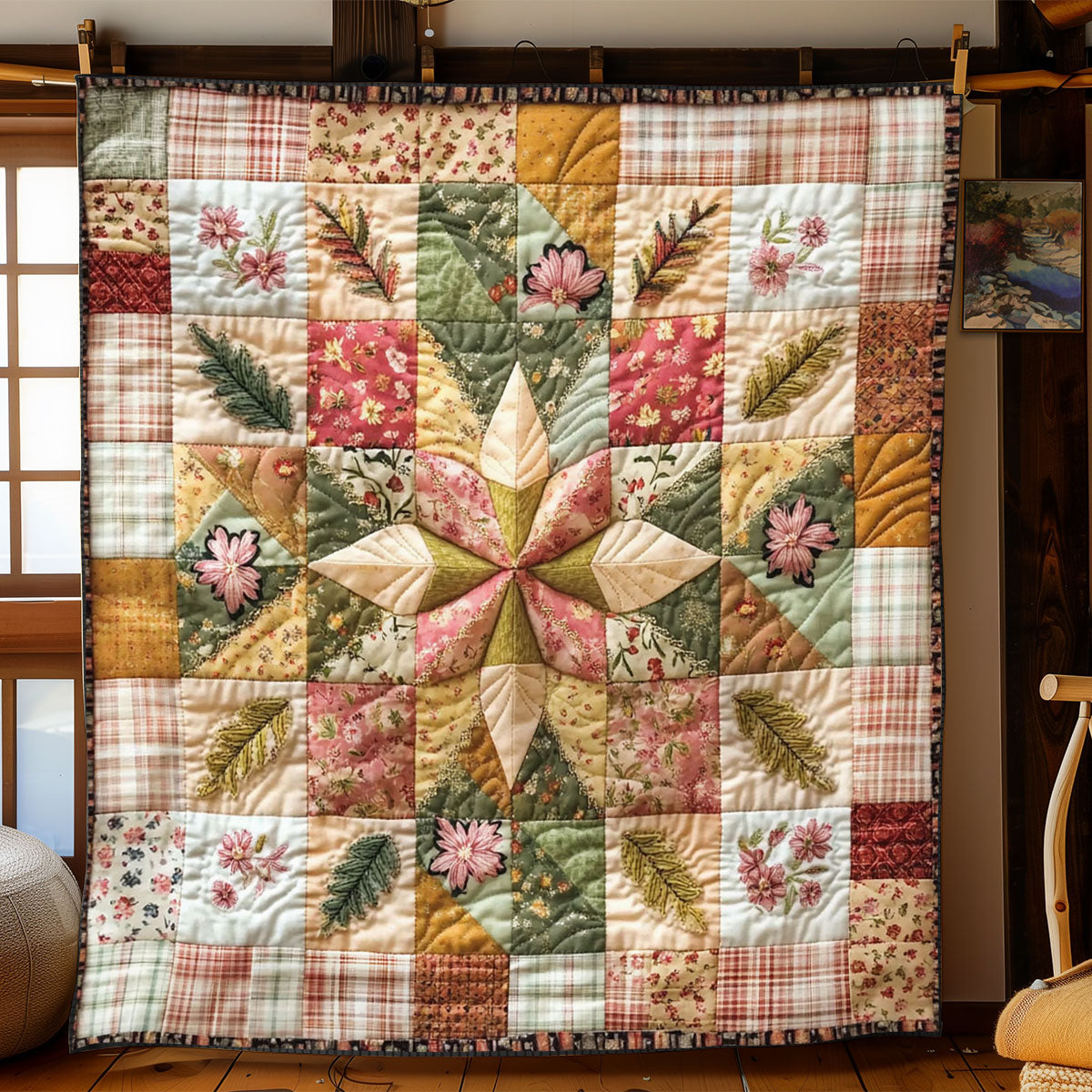 Vintage Starburst WJ0801026CL Quilt