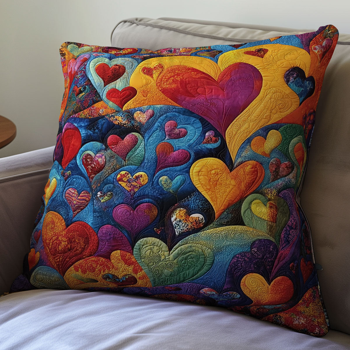 Heart WX1401078CL Quilt Pillow Case