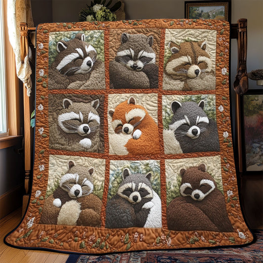 Sleeping Racoon WX1802048CL Quilt