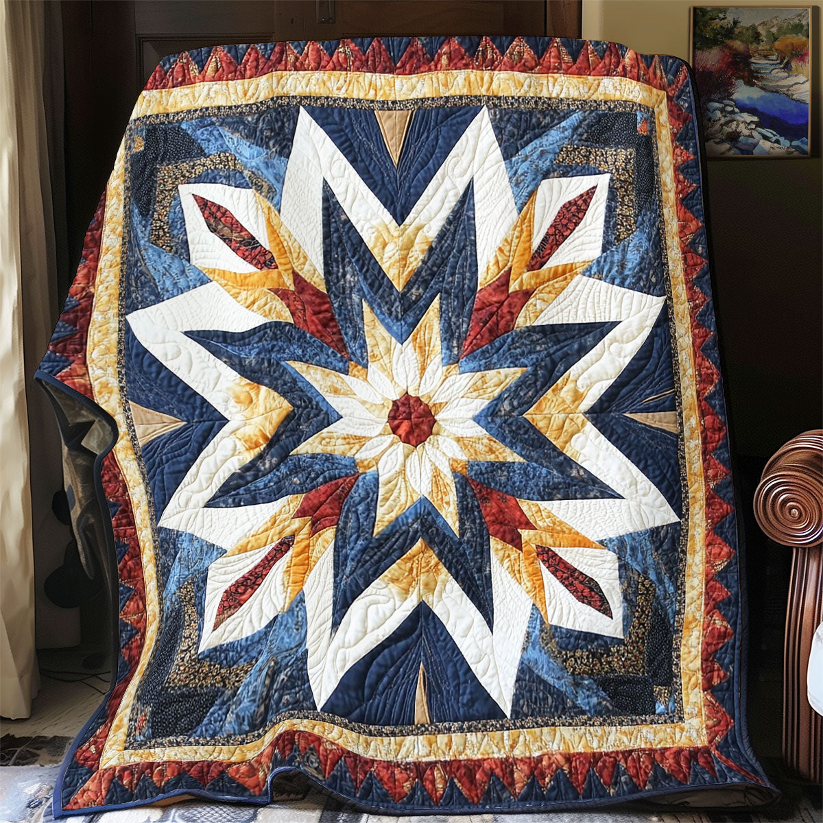 Native American Pattern WX0601033CL Quilt