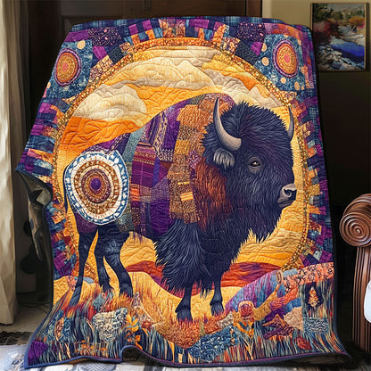 Bison Native American WX2201019CL Quilt