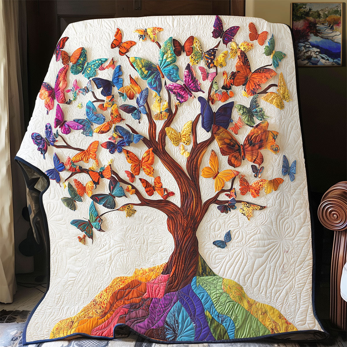 Butterfly Tree WX2102005CL Quilt