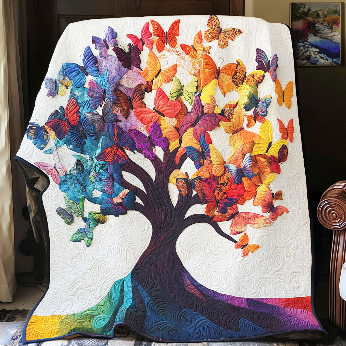 Butterfly Tree WX2102004CL Quilt