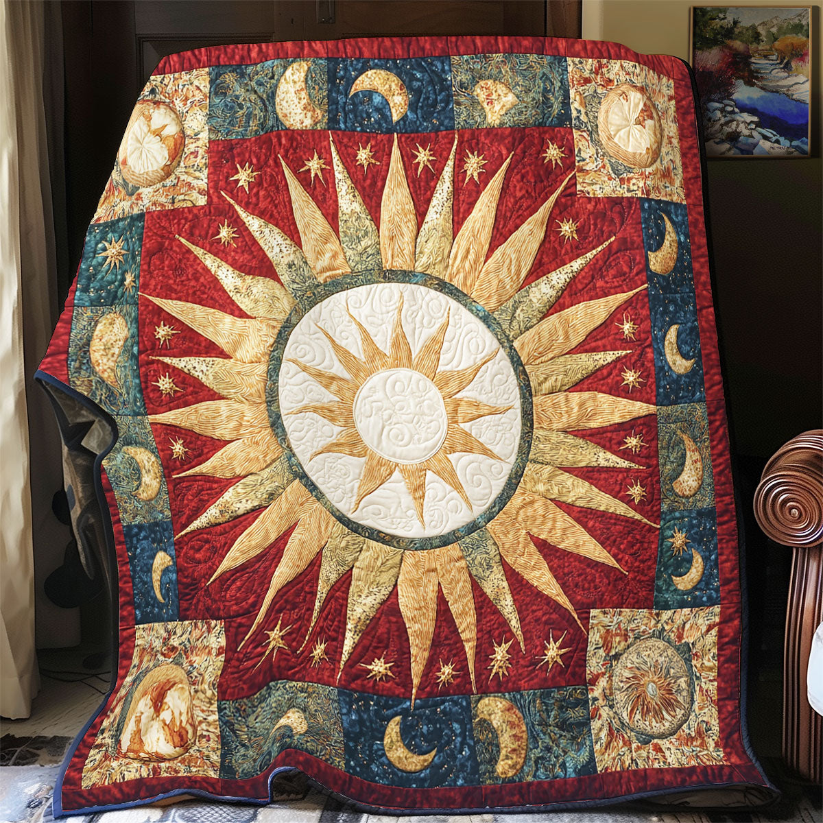 Celestial Sun WX2102011CL Quilt