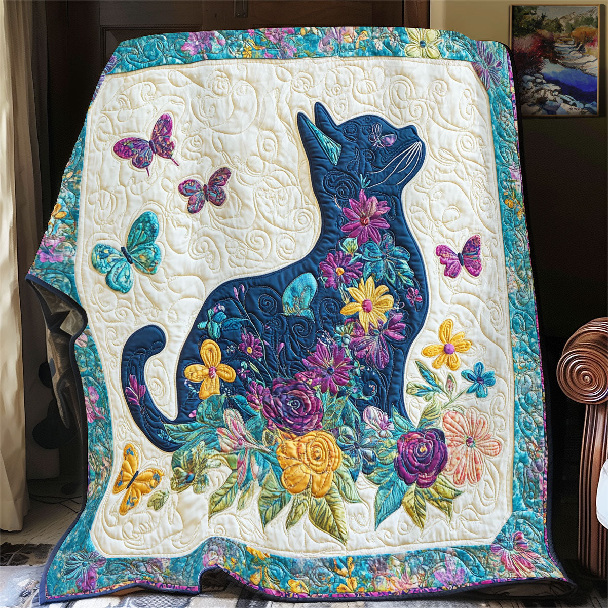 Lovely Cat WX2802038CL Quilt