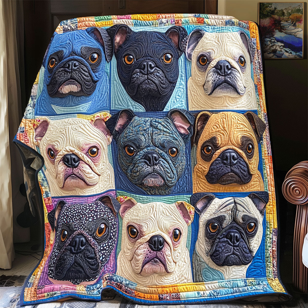 Pug WX2301037CL Quilt