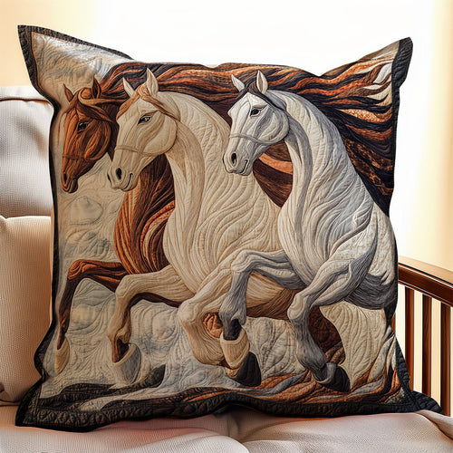 Running Horse WX2102066CL Quilt Pillow Case