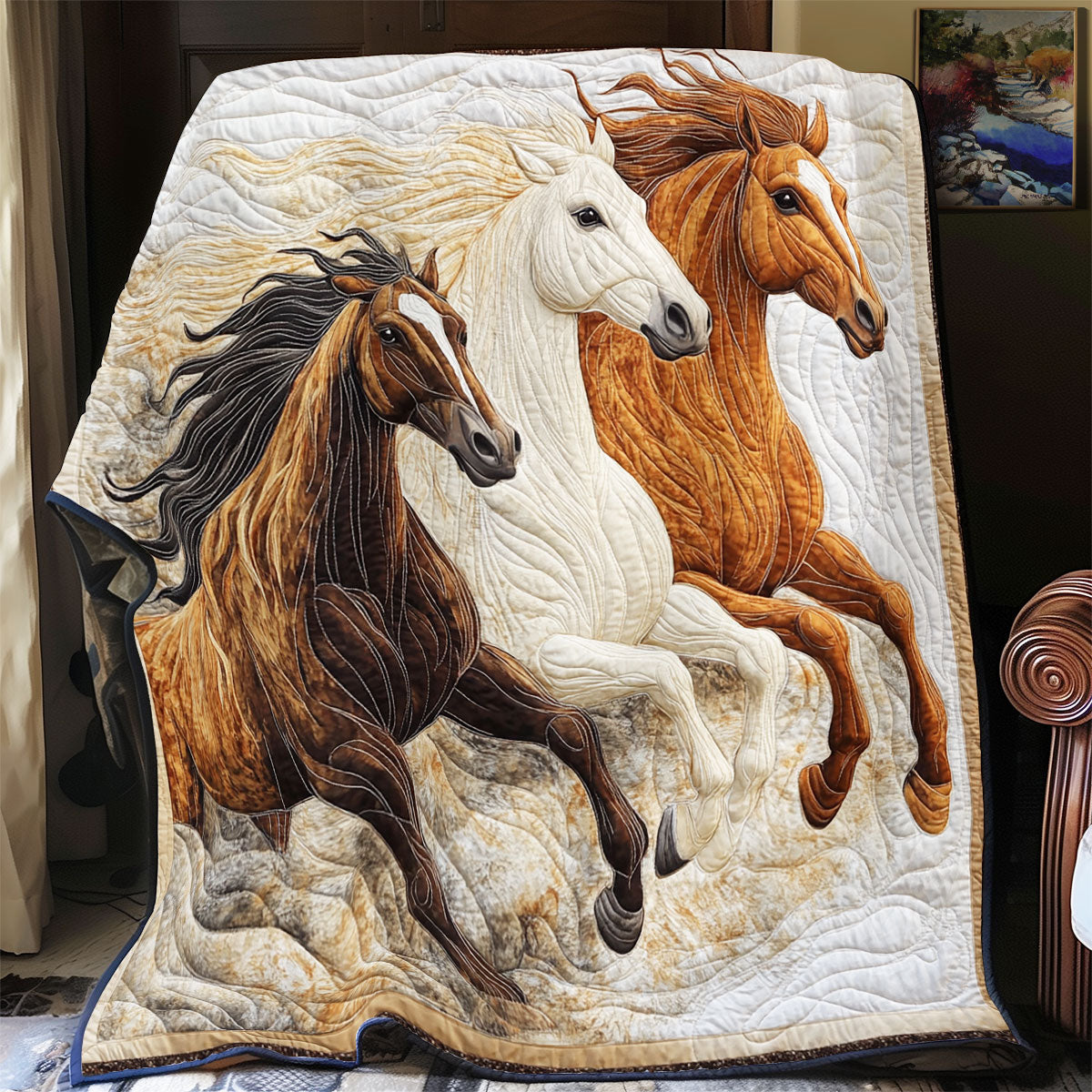 Running Horse WX2102020CL Quilt