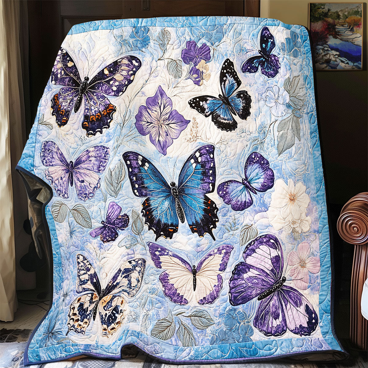 Stunning Butterfly WX2102030CL Quilt