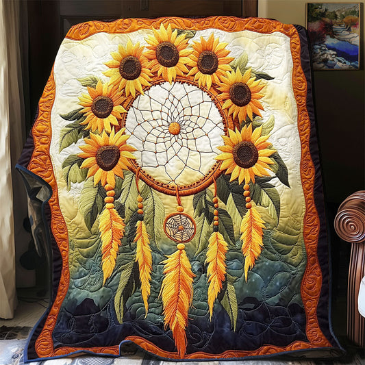 Sunflower Dreamcatcher WX1701094CL Quilt