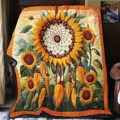 Sunflower Dreamcatcher WX1701095CL Quilt