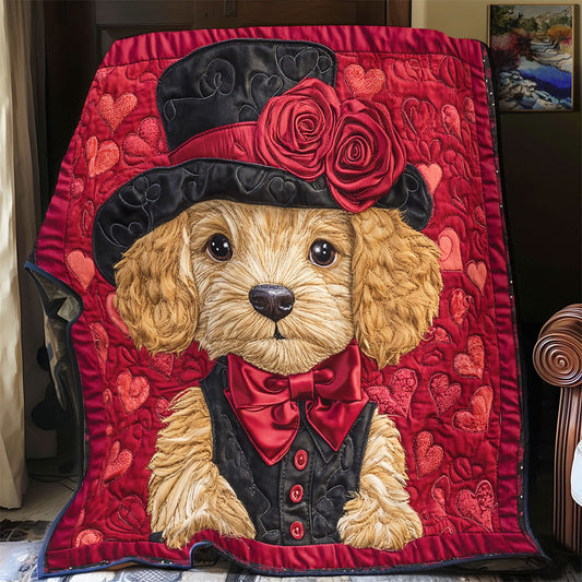 Valentine Dog WX0801047CL Quilt