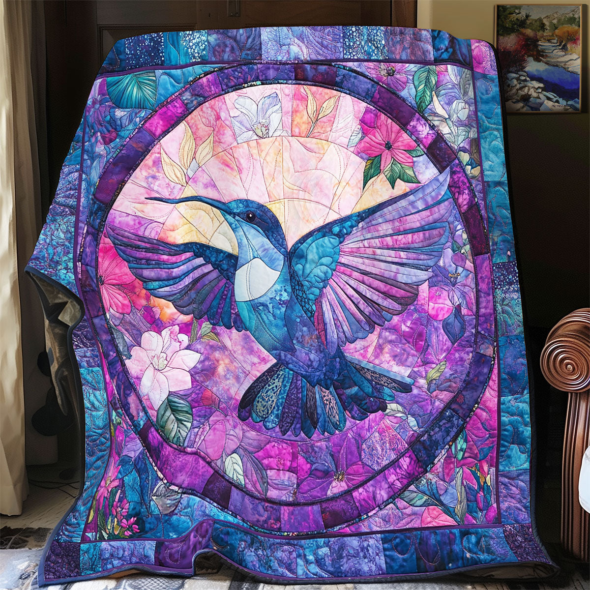 Vibrant Bird WX0801052CL Quilt