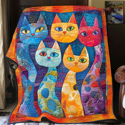 Vibrant Cat WX2201062CL Quilt