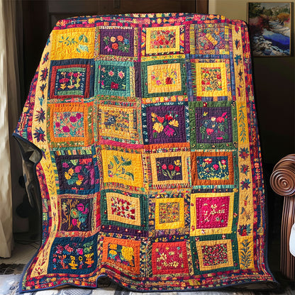 Vibrant Patchwork WX2102038CL Quilt