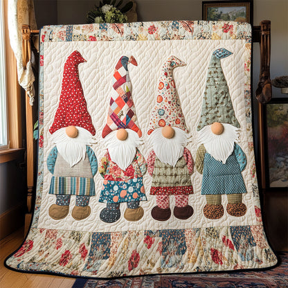 Gnome Gathering WJ1501010CL Quilt