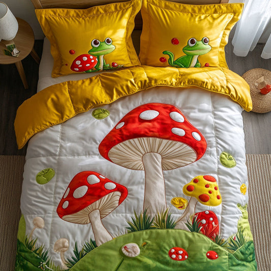 Fungi Frog WJ2101027CL Duvet Cover Set