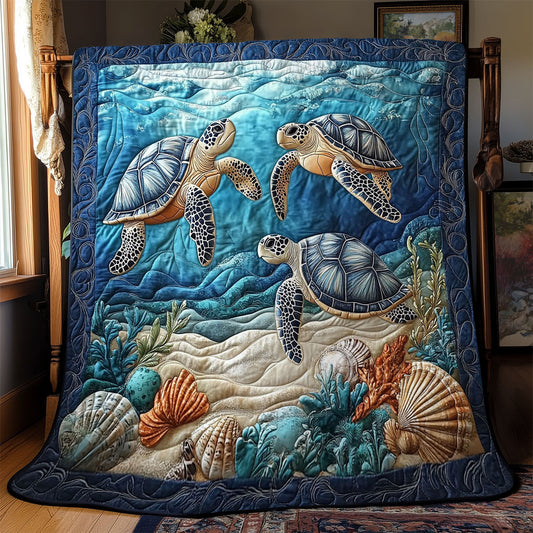 Sea Turtle WJ0301015CL Quilt