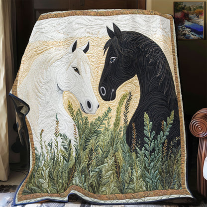 Couple Horse WX1601017CL Quilt