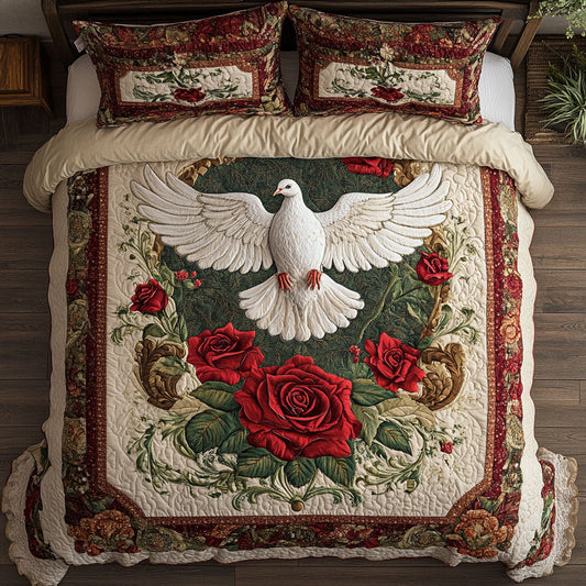 Dove Flower WX0701076CL Duvet Cover Set