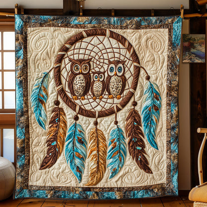 Native Dreamcatcher Owl WJ1601013CL Quilt