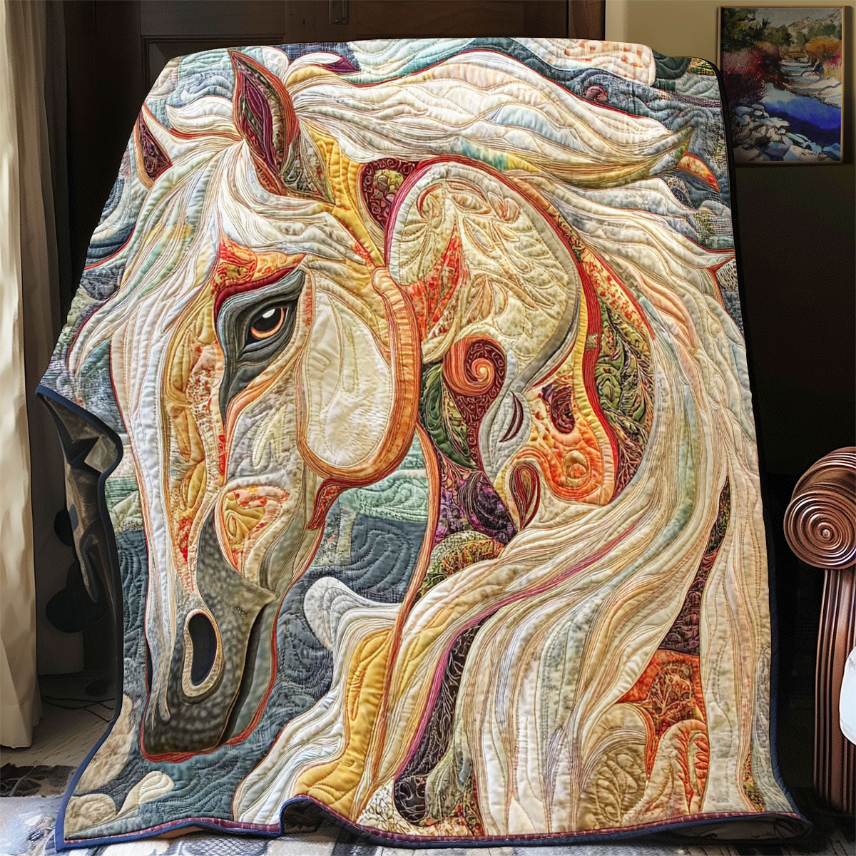 Horse WX2001063CL Quilt