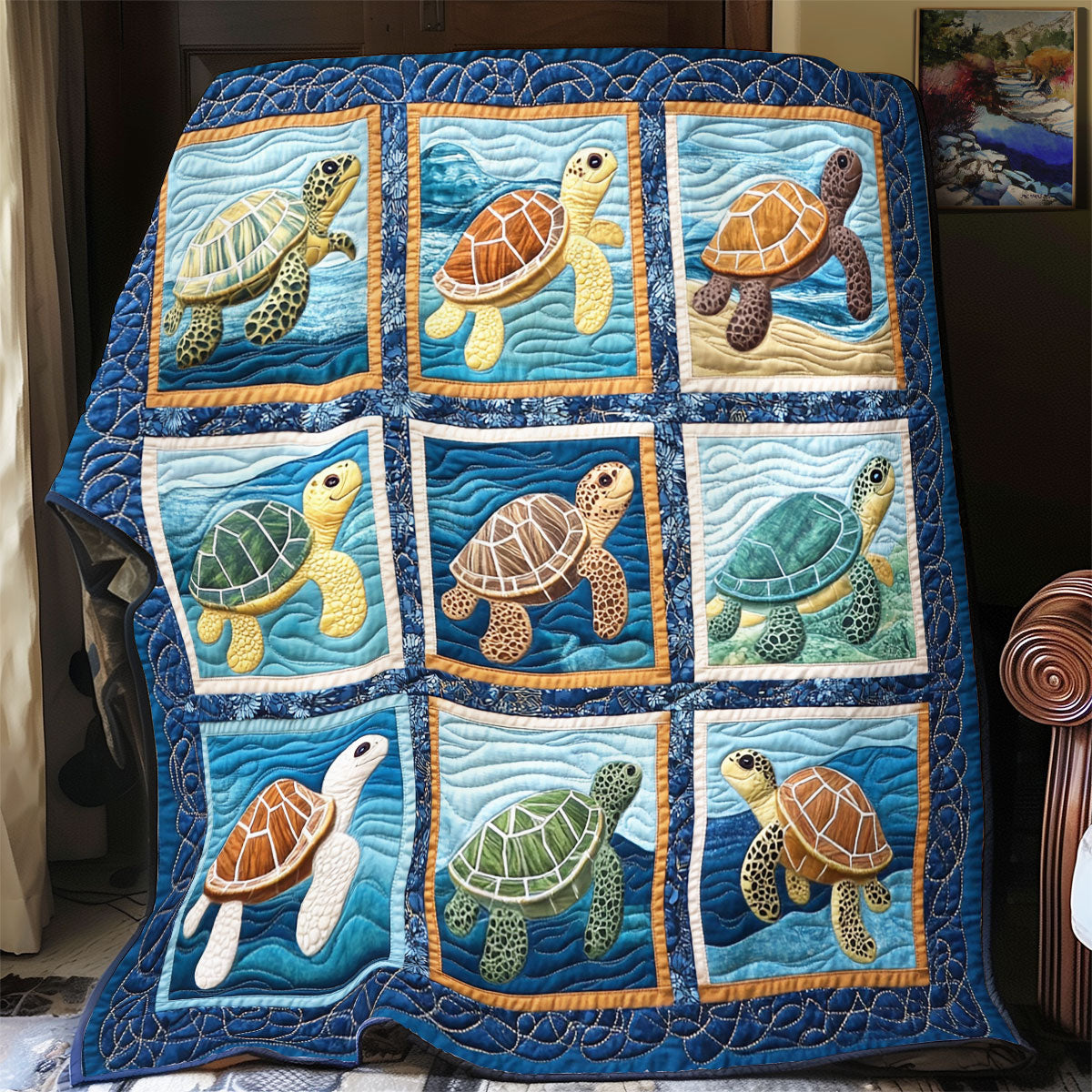 Turtle Sea WX0401050CL Quilt