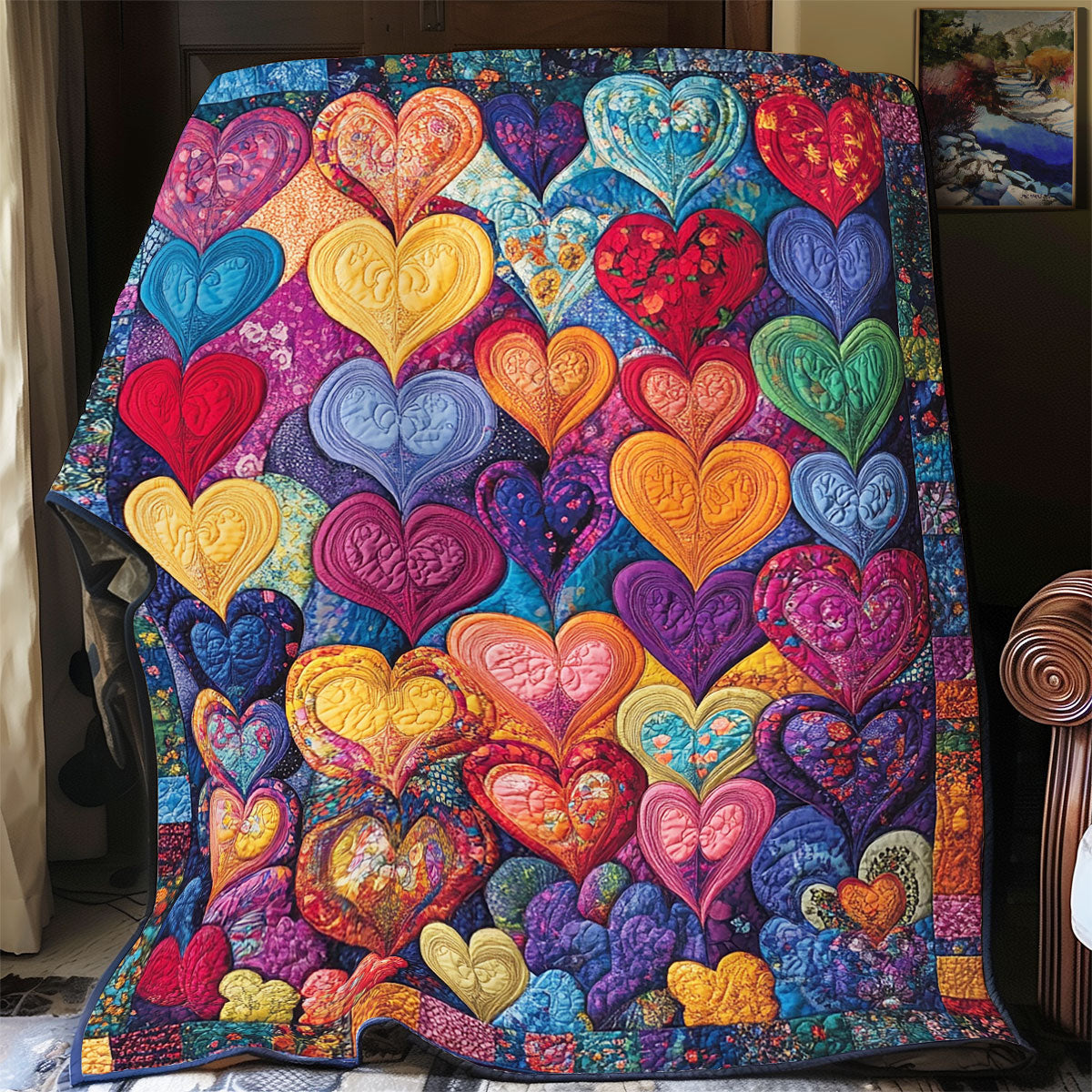 Heart WX1401024CL Quilt