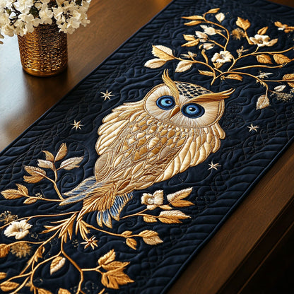 Majestic Owl WX2702059CL Quilted Table Runner