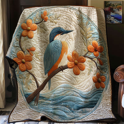 Kingfisher Bird WJ2101016CL Quilt