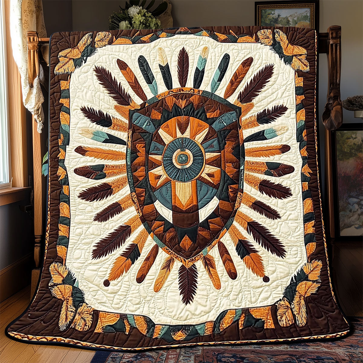 Shield Native American WX0602092CL Quilt