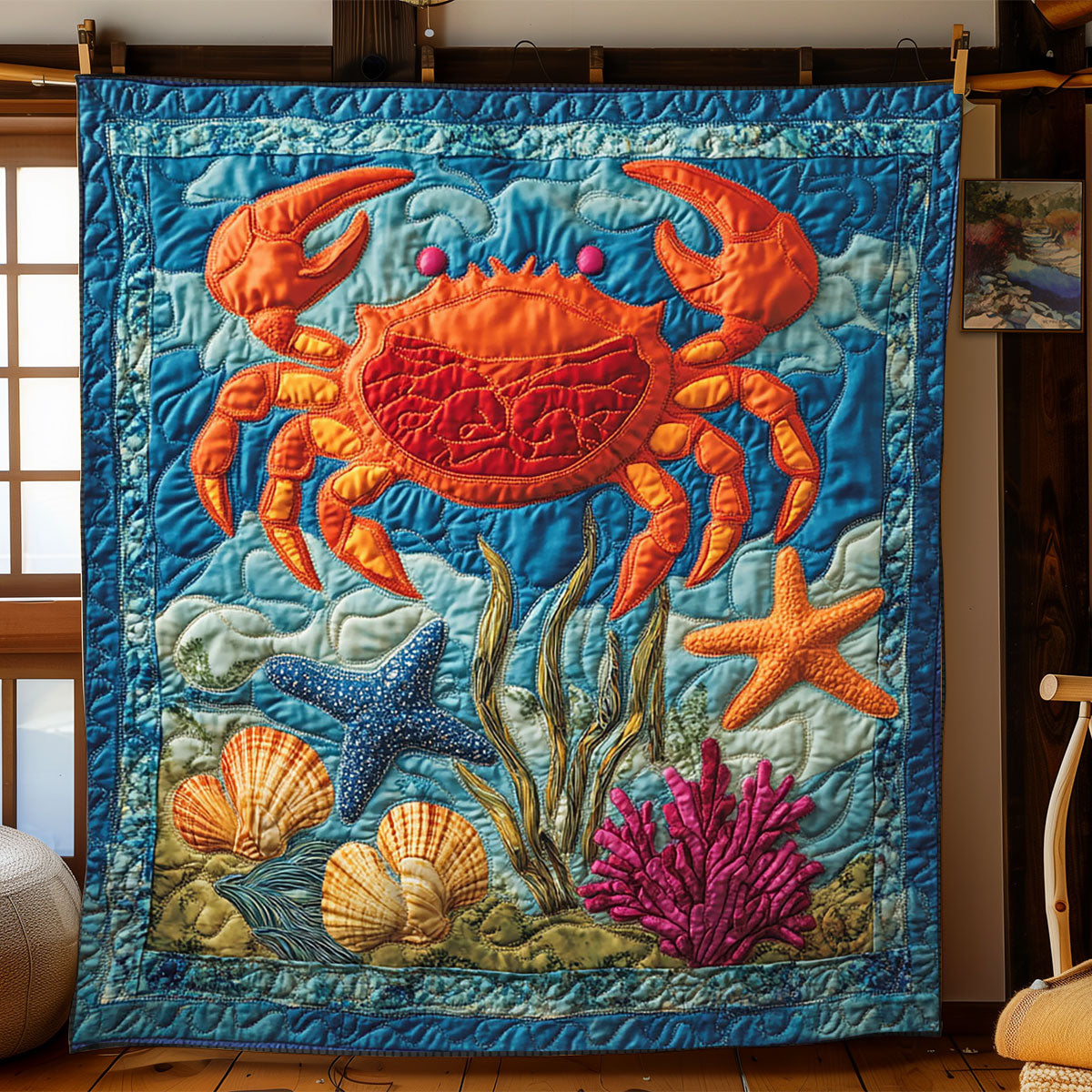 Crabby Coral Delight WJ0502001CL Quilt