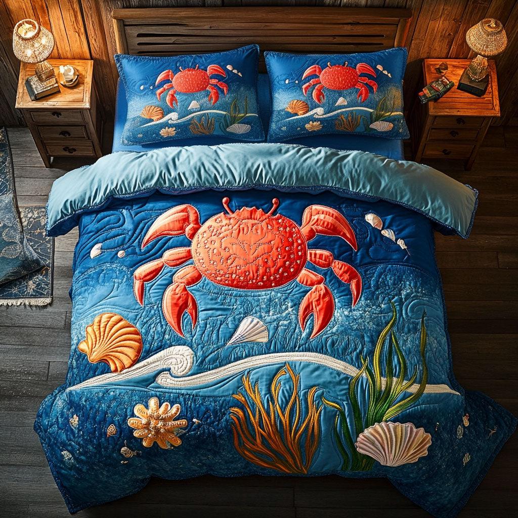 Crabby Coral Delight WJ2001026CL Duvet Cover Set