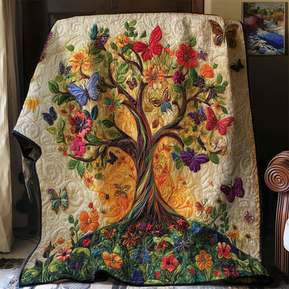 Butterfly Tree Of Life WJ1701005CL Quilt