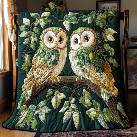 Couple Owl WX1701032CL Quilt