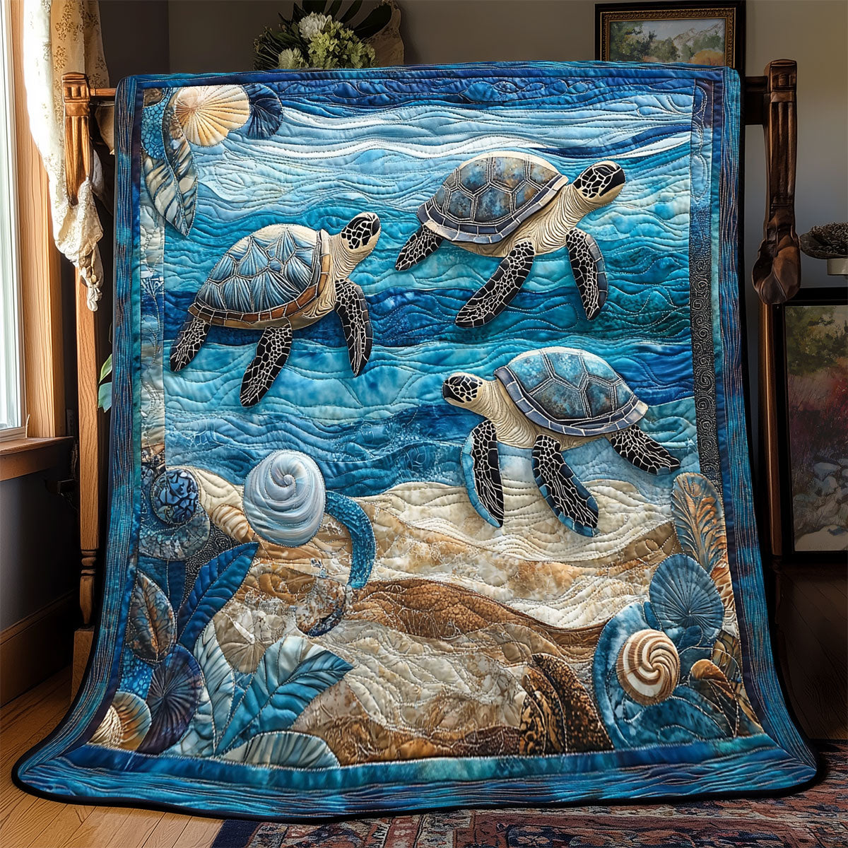 Serene Turtle WX0302059CL Quilt