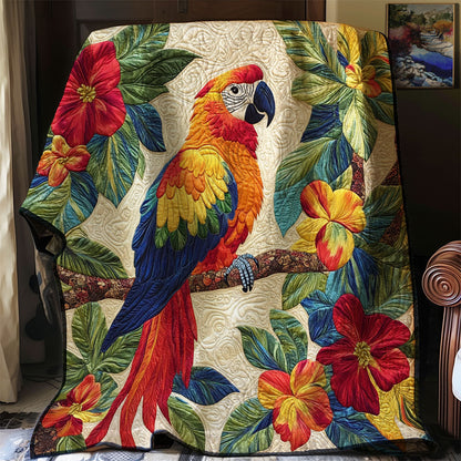 Scarlet Macaw Haven WJ0302024CL Quilt