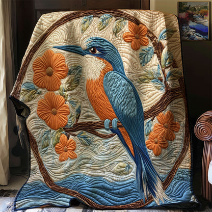 Kingfisher Bird WJ2101015CL Quilt