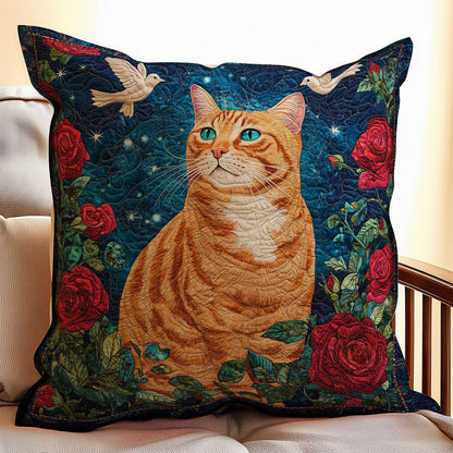 Adorable Cat WX1401057CL Quilt Pillow Case