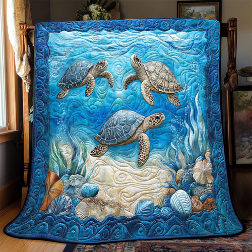 Serene Turtle WX0302057CL Quilt