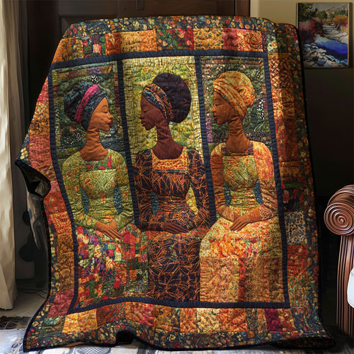 African Woman WJ0503001CL Quilt