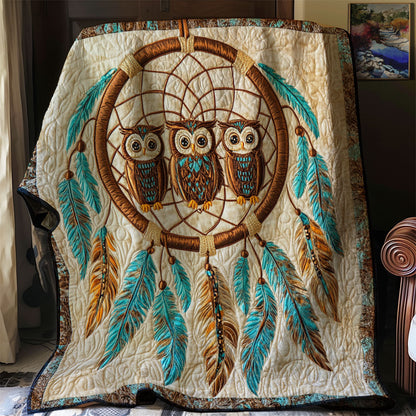 Native Dreamcatcher Owl WJ1401016CL Quilt