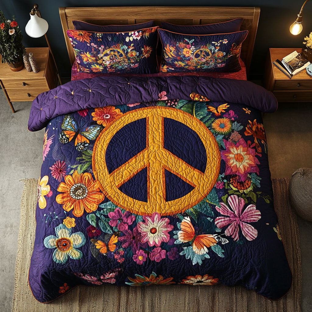 Hippie Flower WX2702040CL Duvet Cover Set