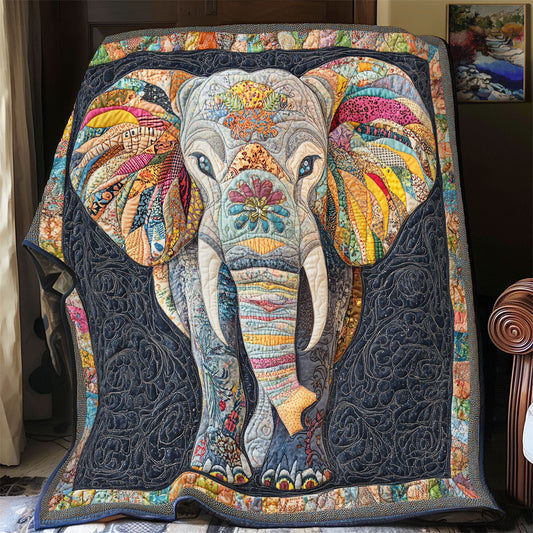 Pretty Elephant WX0201032CL Quilt