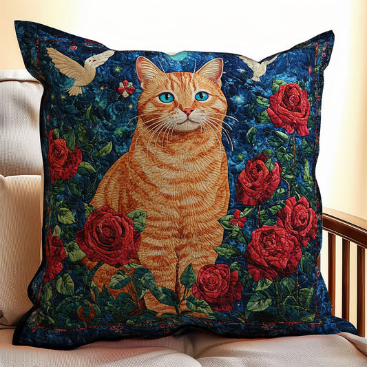 Cat Rose WX1401062CL Quilt Pillow Case