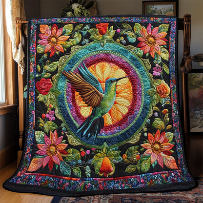 Blooming Hummingbird WJ0701004CL Quilt