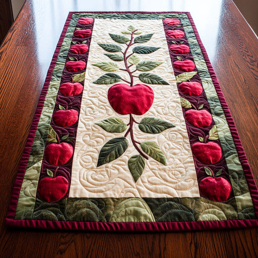 Apple Tree WJ1103045CL Quilted Table Runner