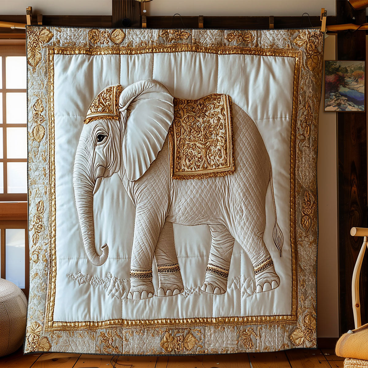 Luxurious Elephant WJ0502010CL Quilt